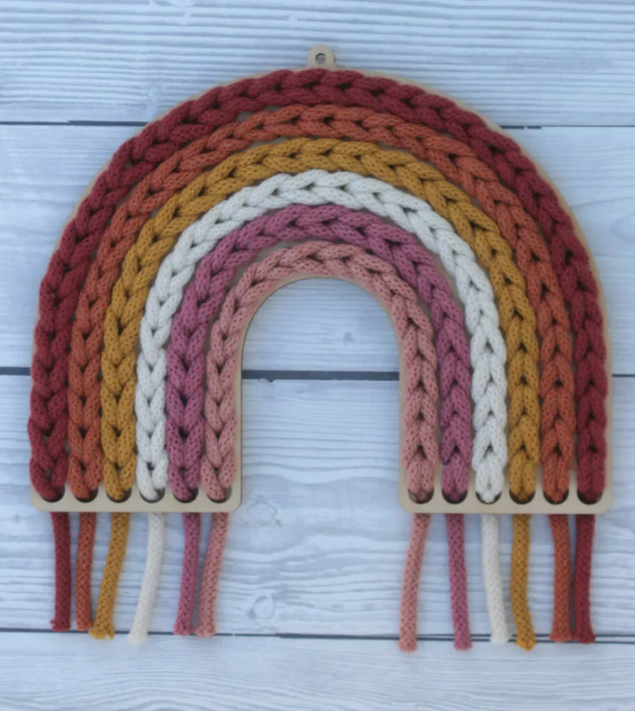 makramee regenbogen variante 5