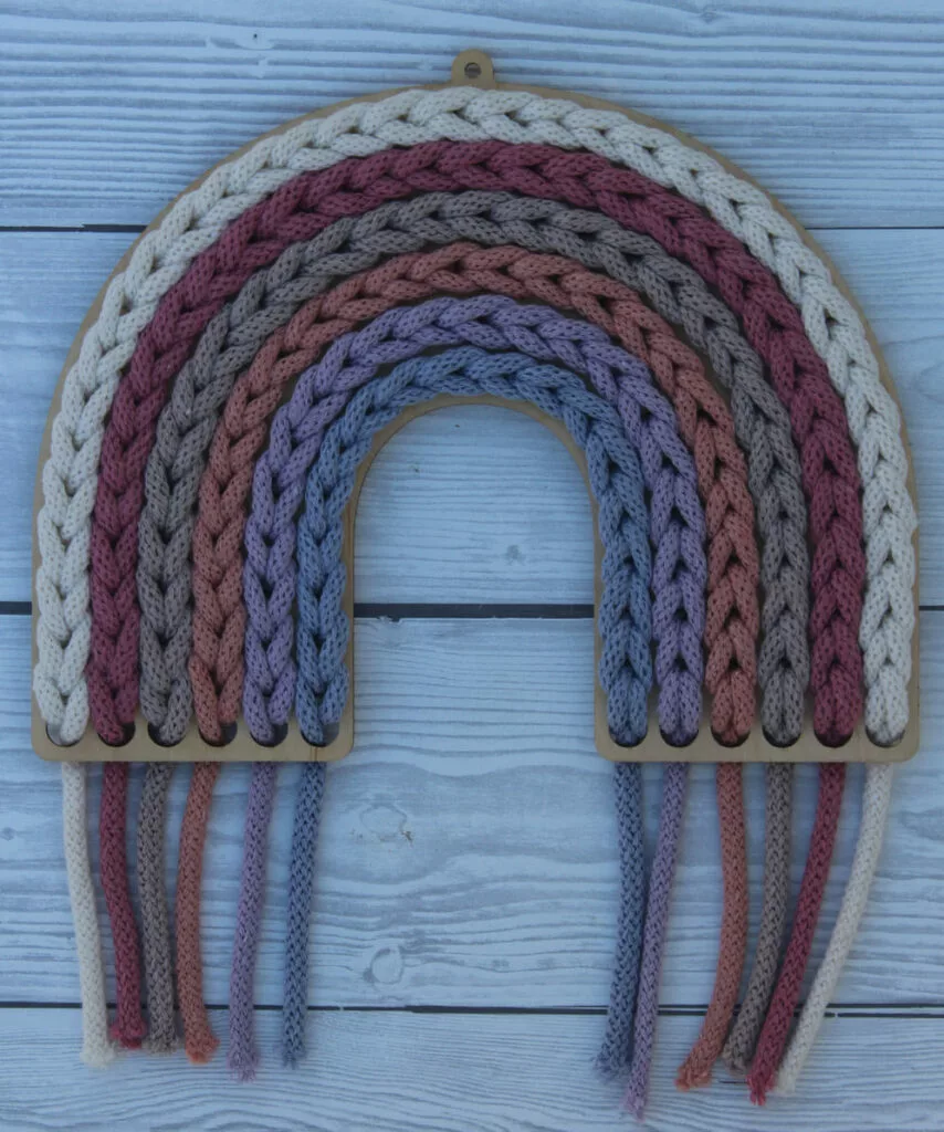 makramee regenbogen variante 6