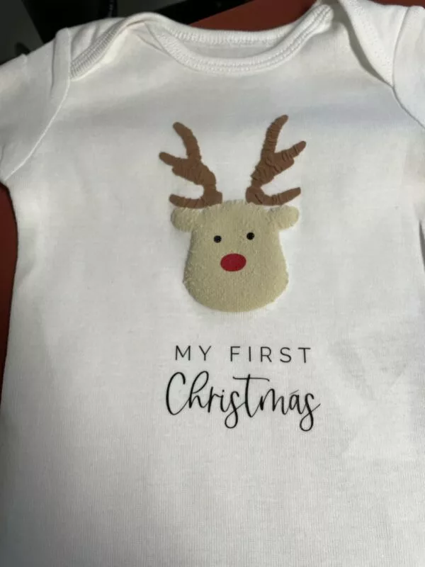 my first christmas baby body