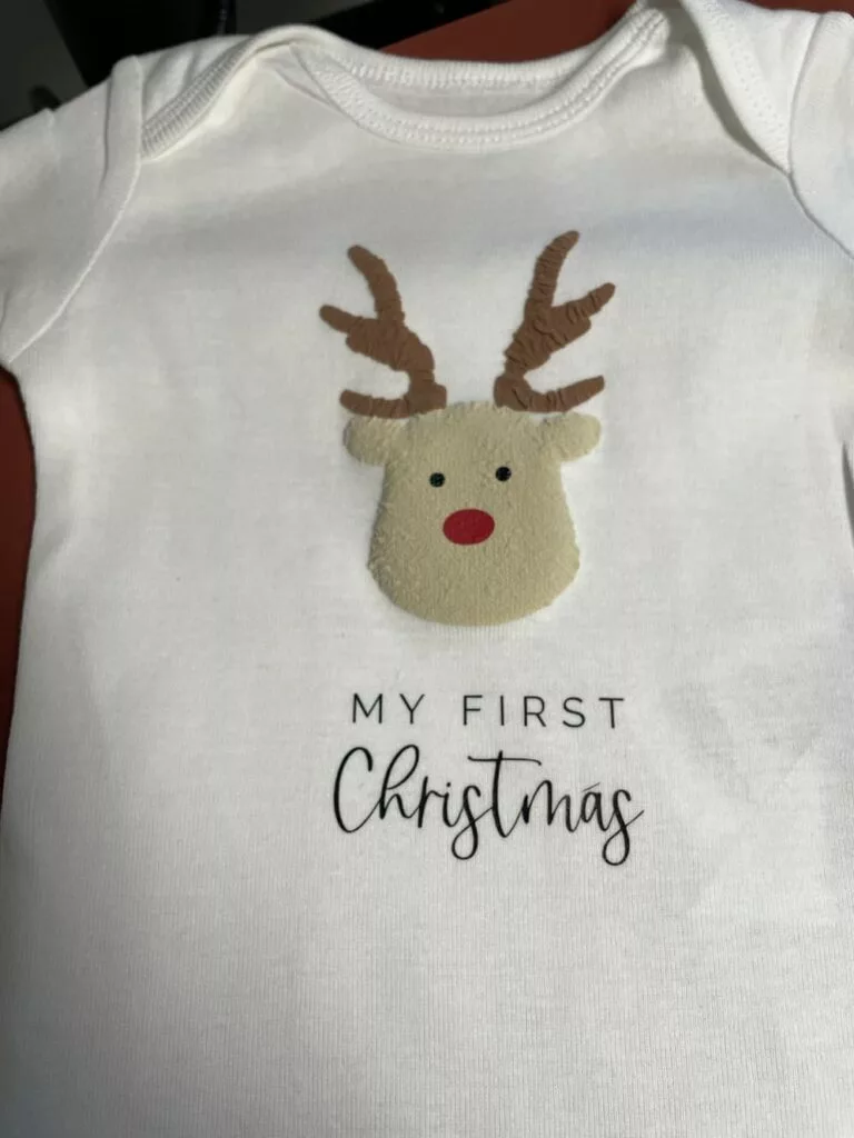 my first christmas baby body