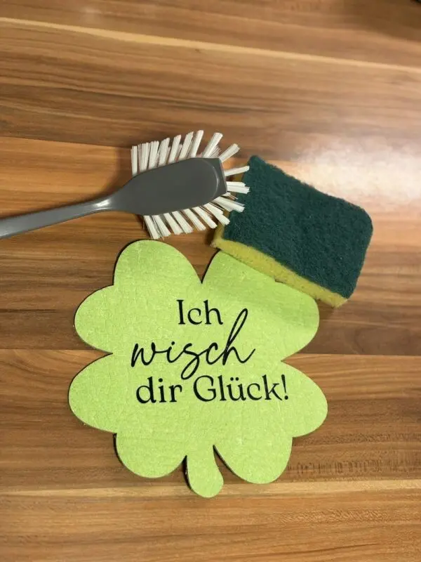 wischtuch ich wish dir glück