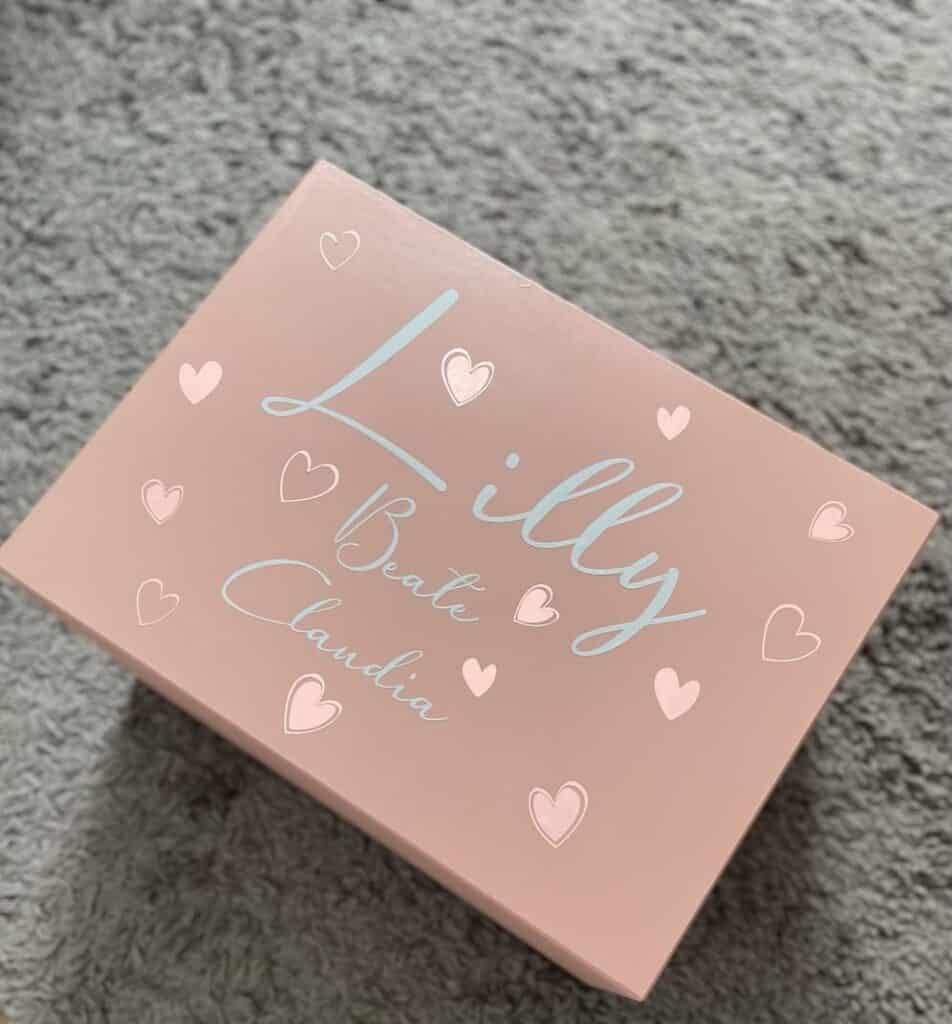 erinnerungskiste aus holz