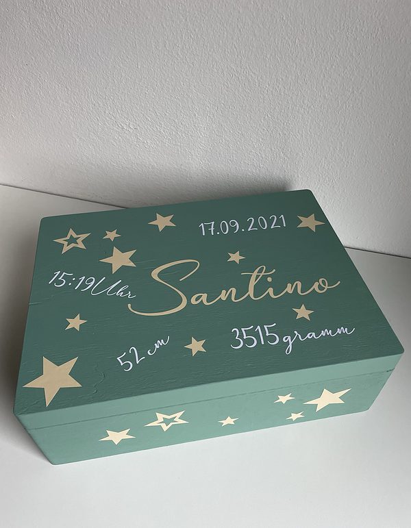 erinnerungskiste aus holz