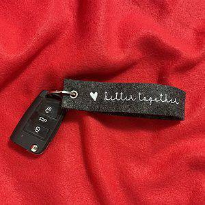 filzschlüsselanhänger better together