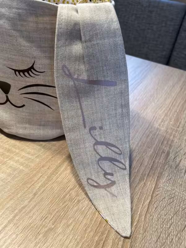 personalisiertes osterkörbchen