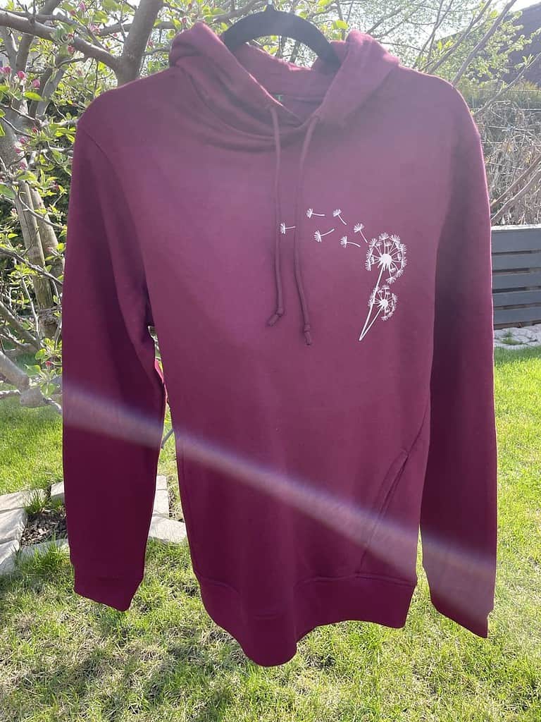 kapuzenpulli pusteblume