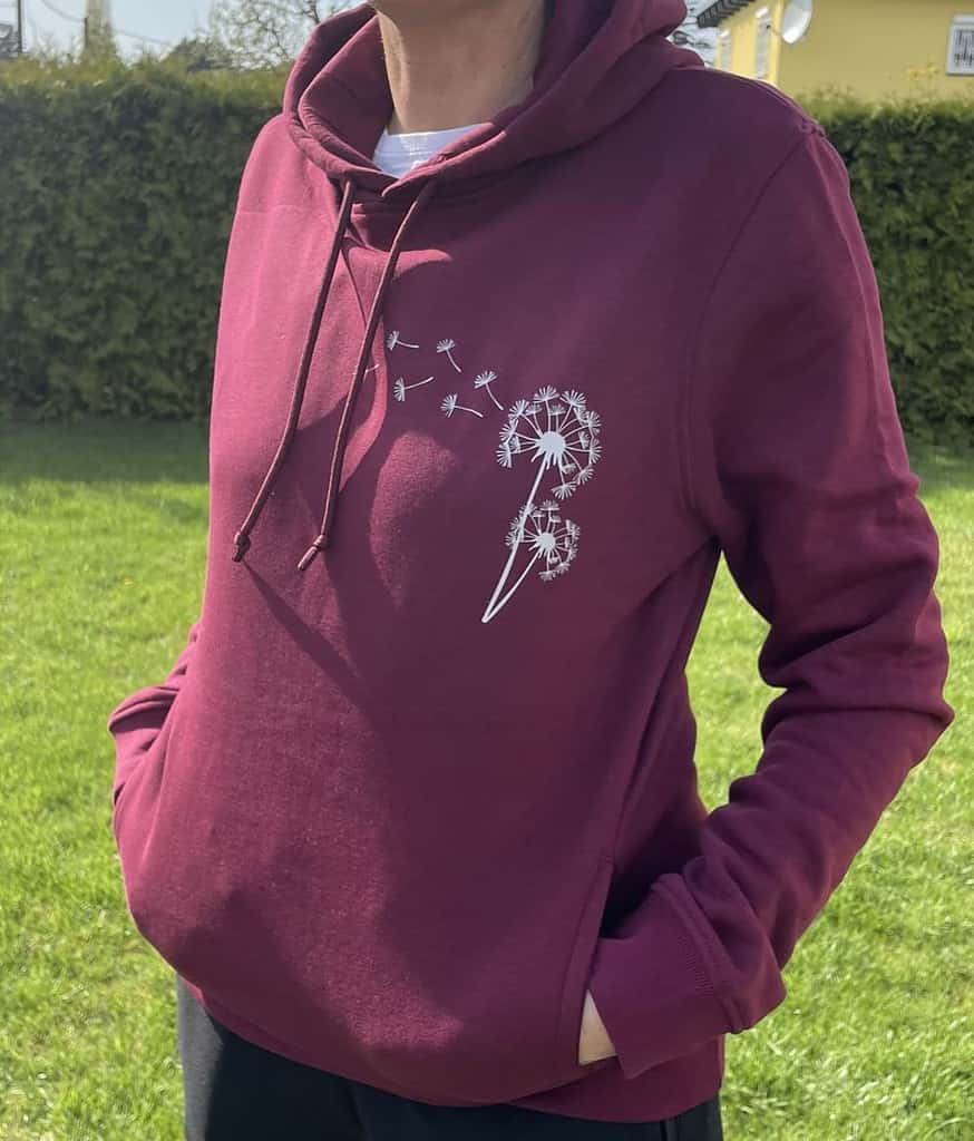 kapuzenpulli pusteblume