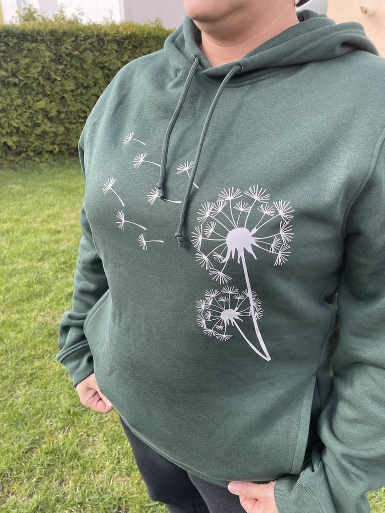 kapuzenpulli pusteblume