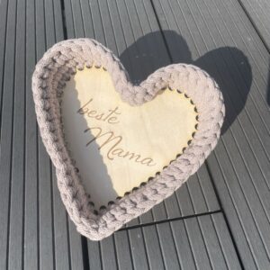 makramee körbchen muttertag