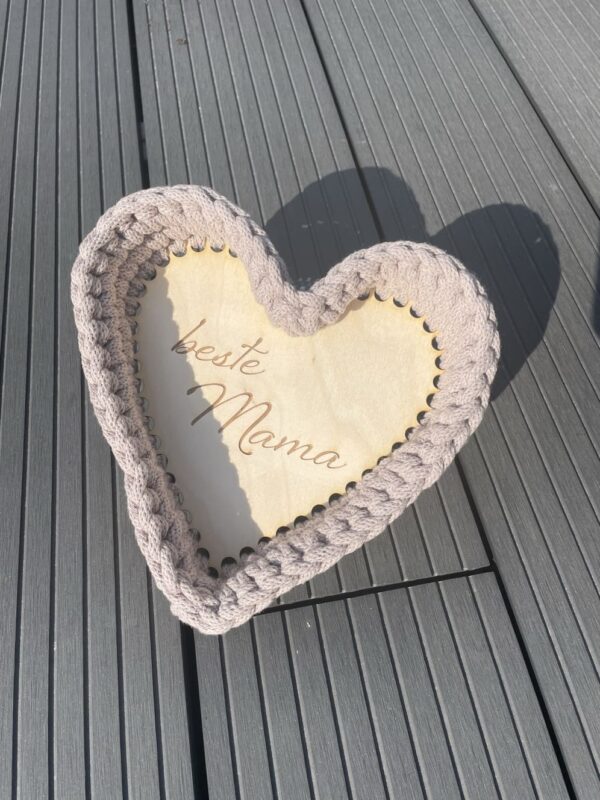 makramee körbchen muttertag