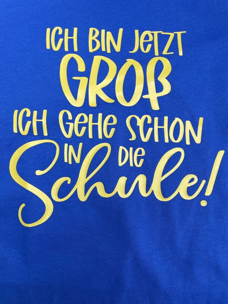 kinder t shirt schulkind (kopie)