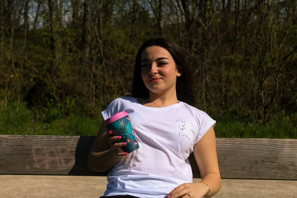 t shirt mit katze oder hunde silhouette